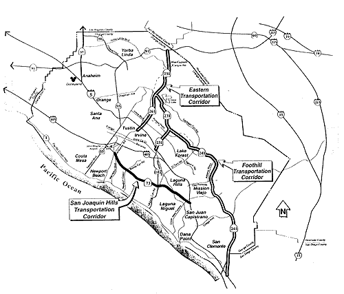 Figure D.1 Foothill/Eastern and San Joaquin Hills Transportation Corridors