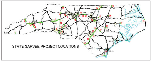 State GARVEE Project Locations