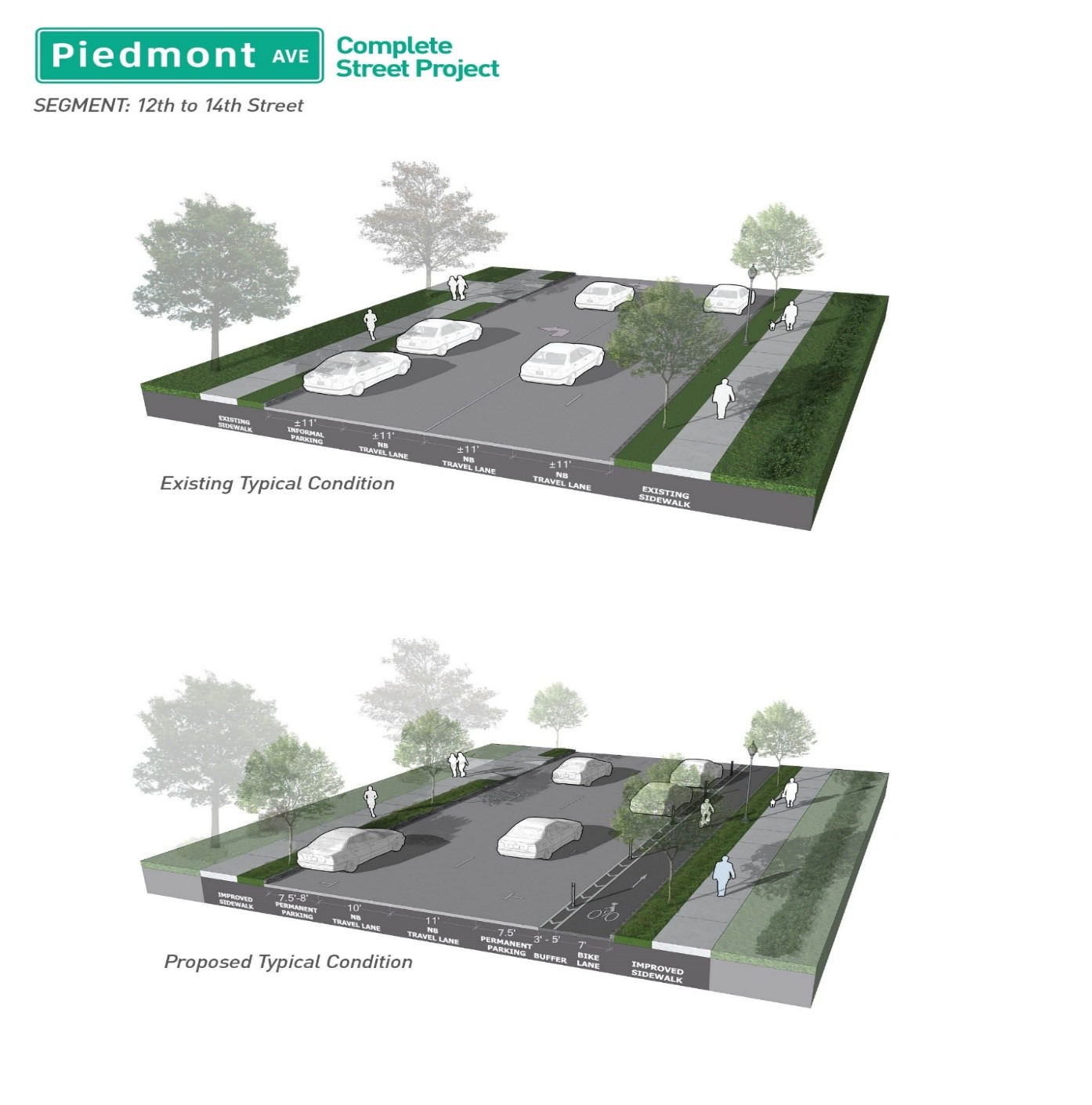 Piedmont Avenue Complete Street Project - Atlanta, Georgia