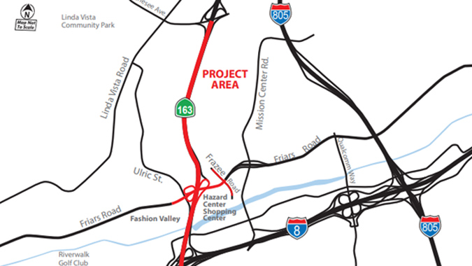 SR 163 and Friars Road Interchange Improvements   - San Diego, California