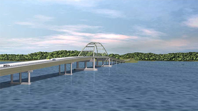 Lake Bridges: Kentucky Lake Bridge & Lake Barkley Bridge - Southwest Kentucky