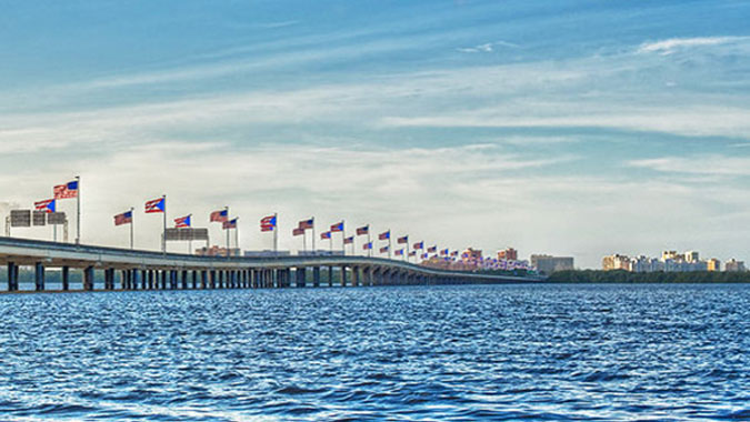 Teodoro Moscoso Bridge - San Juan to Carolina, Puerto Rico