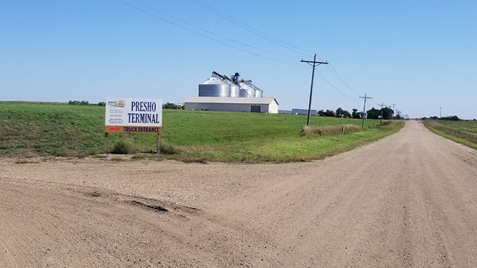 Lyman County Shuttle Train Access Road - Presho, South Dakota