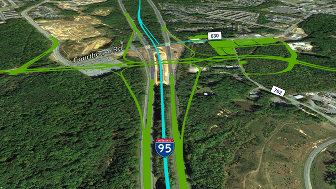 I-95 Express Lanes Fredericksburg Extension - Stafford County, Virginia