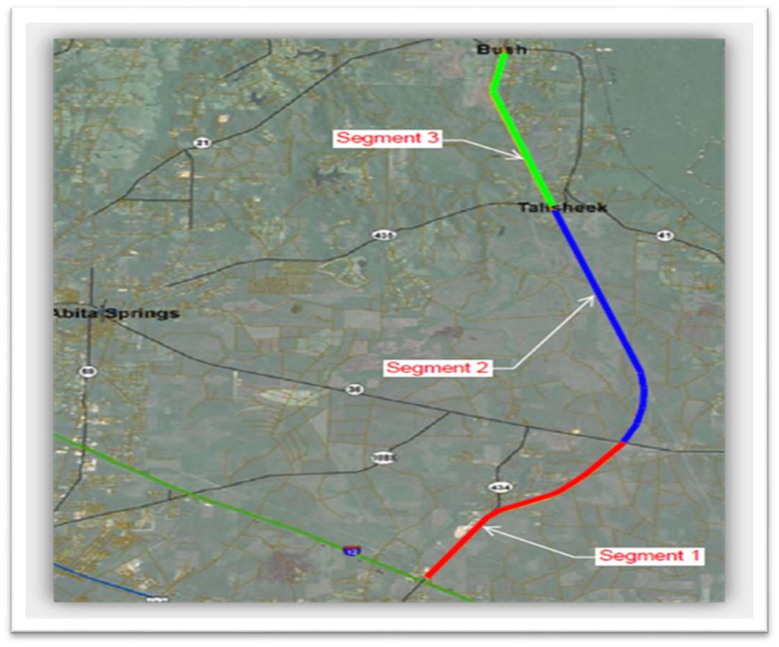 The Louisiana Highway 3241 project, LA 3241: LA 36 To LA 435