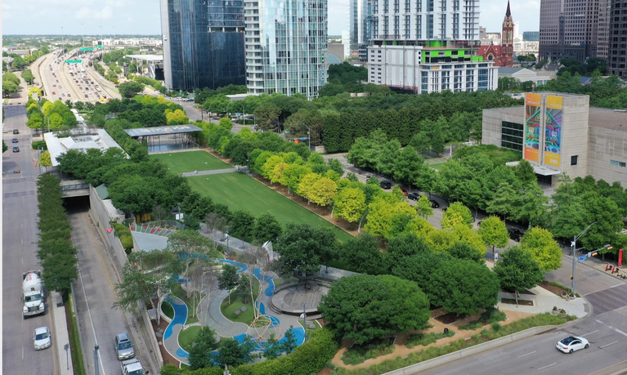 Klyde Warren Park of Dallas