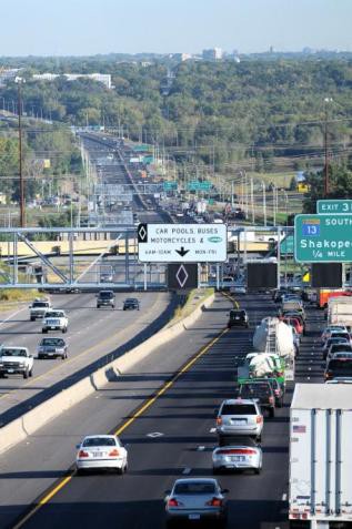 Photo of freeway traffic