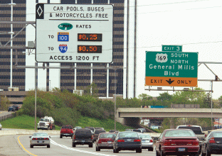 Congestion signage