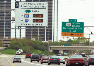 Congestion signage
        