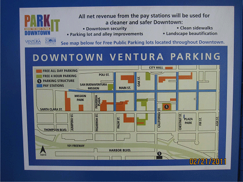 Park It Downtown sign