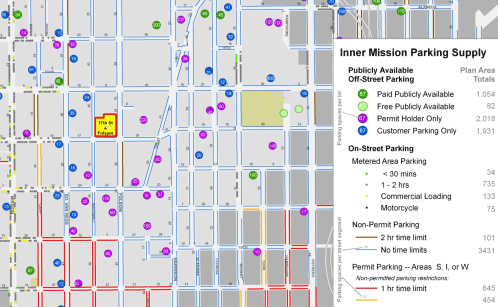 Parking Census map