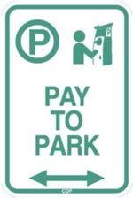 Pay to Park sign