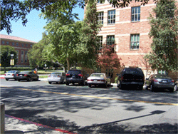 Open space on street