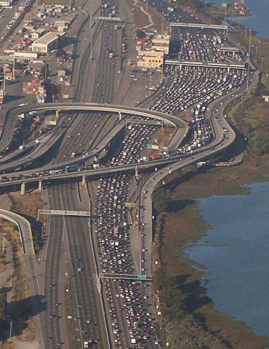 Photo of congested travel corridor