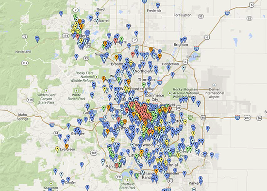 Map - Annual Members by Home Address