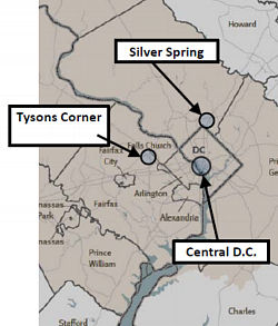 Scenario 3 - Map of priced zones