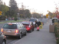 Photo: congested traffic