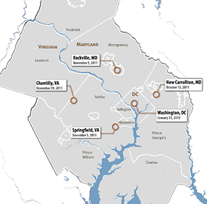 Map representing region