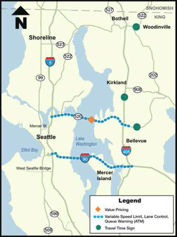 Seattle area map
        