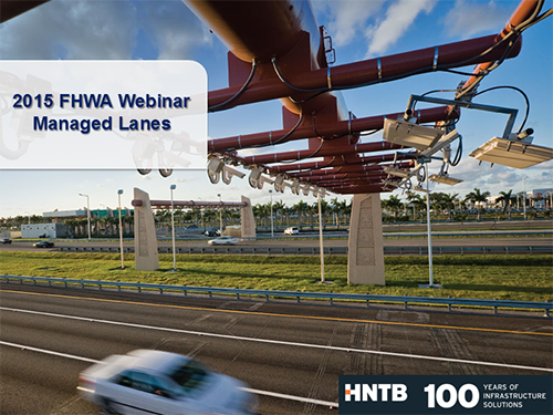 2015 FHWA Webinar Managed Lanes title slide