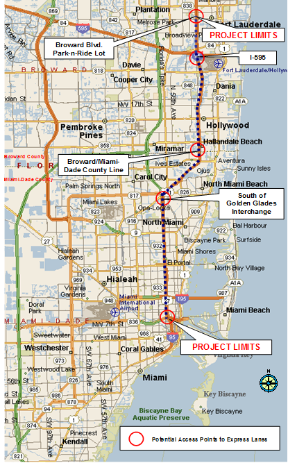 Annotated map of project area