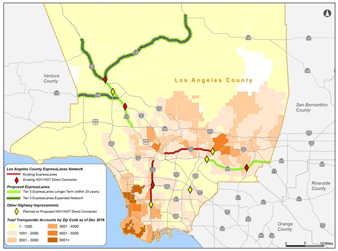 Map of Recommended Tier 3 Projects (25 years)