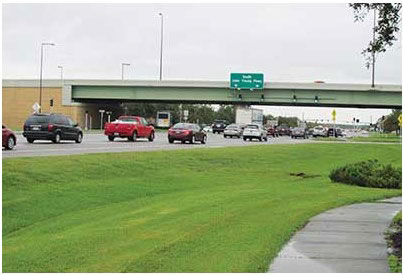 traffic on freeway