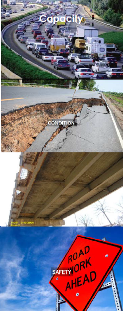 collage of various infrastructure issues