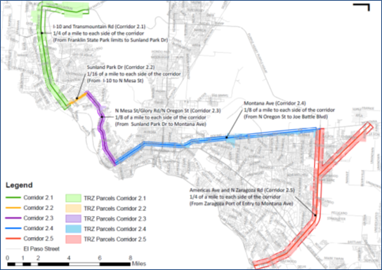 Transportation Reinvestment Zone No. 2 Area Map