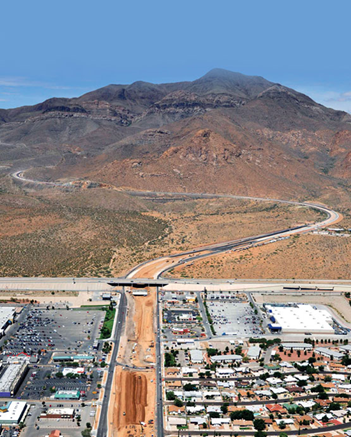 Aerial view of TRZ No. 3 development