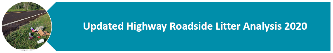 Image: Updated Highway Roadside Litter Analysis 2020