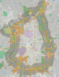 area map showing