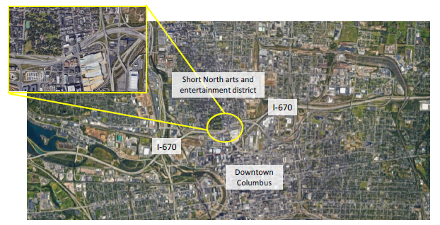 Figure 23: The location of the Cap at Union Station project.