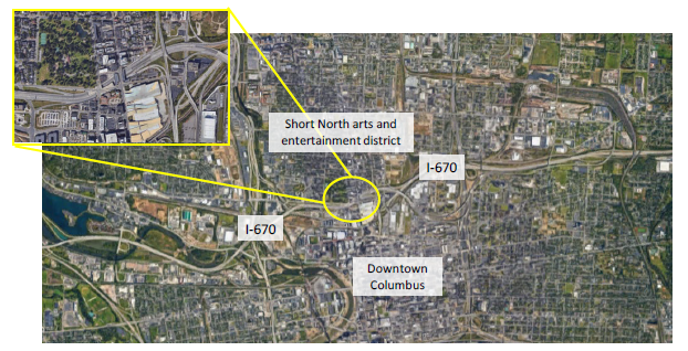 Figure 1: The location of the Cap at Union Station project.