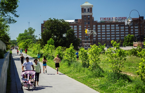 The Eastside Trail near Ponce City Market, connecting Inman Park, Piedmont Park, the Carter Center and more. (Photo: Christopher T. Martin)