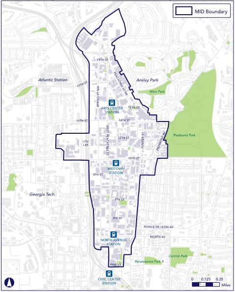 Midtown Improvement District Boundary