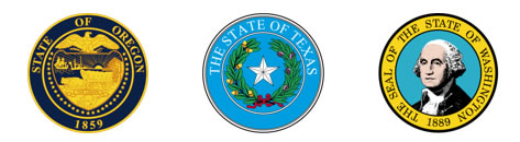 Seals of Utah, Texas, and US