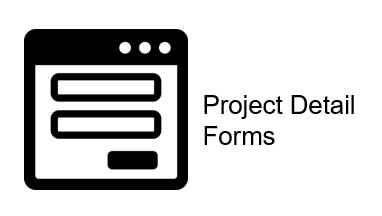 Project detail forms