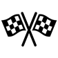 Race Flag with solid fill
