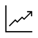 Line chart showing upward trend. Real estate sector saw appreciation.