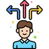 Multiple decisions icon