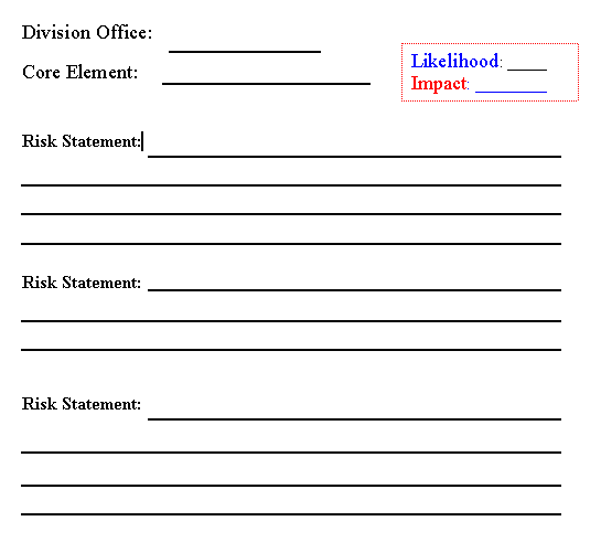 Blank form for Criteria Scoring Tool