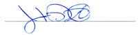 Signature: Jeffery F. Paniati