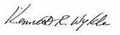 Kenneth R. Wykle - Signature