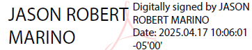 Jason Marino Digital Signature