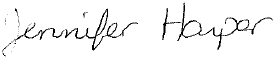 Jennifer Harper Signature