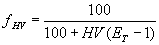 Adjustment factor for Heavy Vehicles