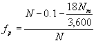 Adjustment factor for Parking