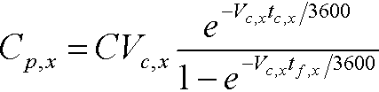 Equation 17-3 calculates the potential capacity for each of the movements on the stop sign-controlled approach