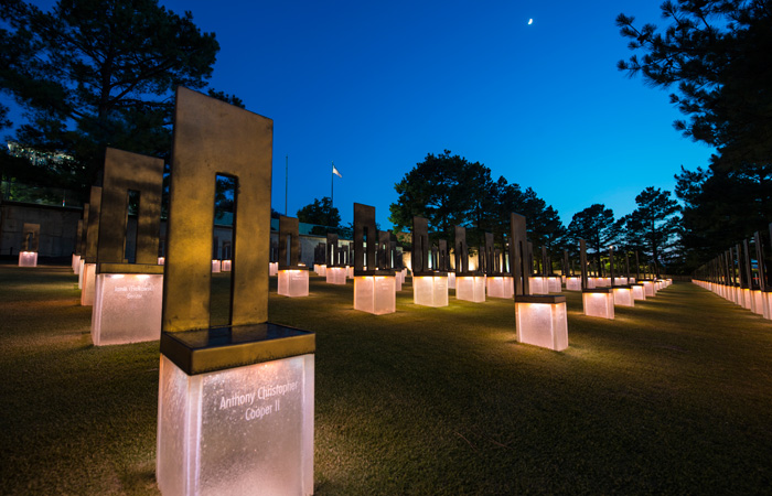 Photo: Field of Empty Chairs at Dusk